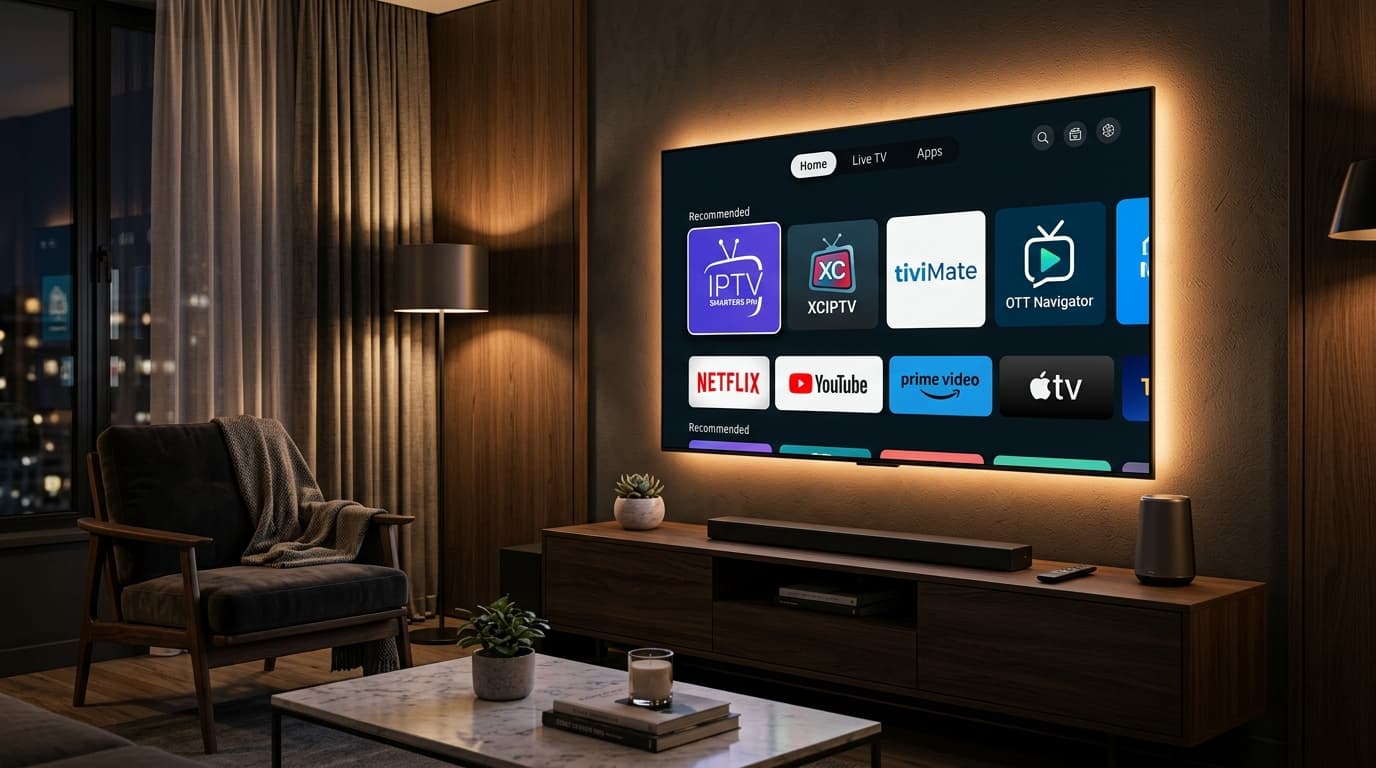 Meilleure Application IPTV Samsung en 2026 - Laquelle Choisir sur Tizen ?