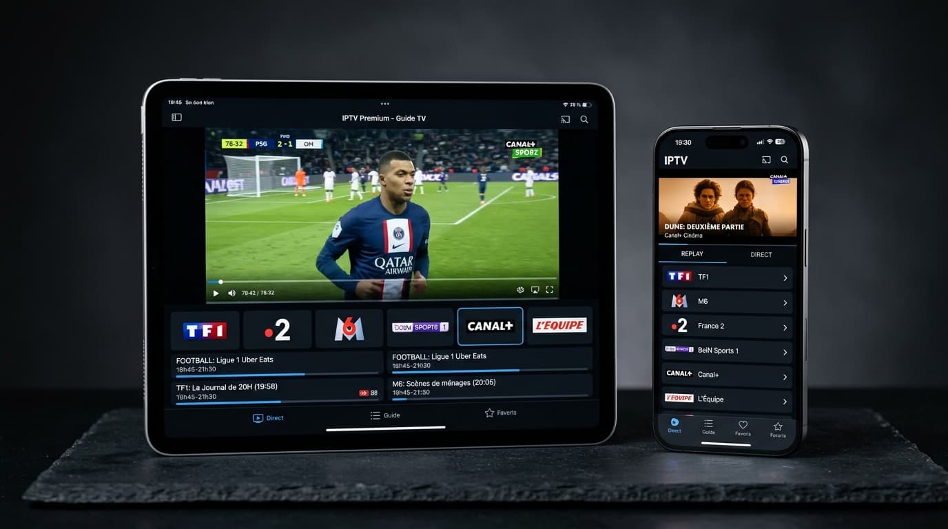 IPTV sur iPhone et iPad - Les Meilleures Applications en 2026
